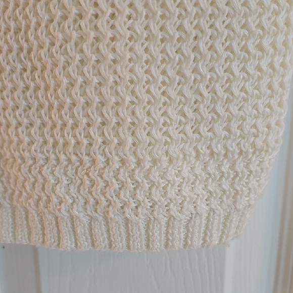 LAFALLETE 148 Knit Short Sleeve Sweater L - Picture 3 of 7